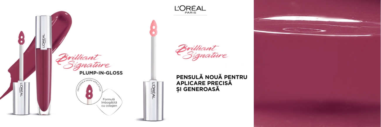 Luciu de buze Brilliant Signature Plump, 416 Raise,